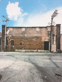 325 N. Elizabeth - 2010 Dan MacAdam Crosshair Chicago Poster Art Print