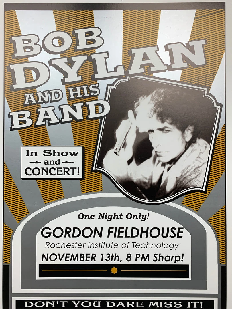 Bob Dylan - 2004 Geoff Gans Poster Rochester, NY Gordon Field House SILVER Varia 3 Bob Dylan - 2004 Geoff Gans Poster Rochester, NY Gordon Field House SILVER Varia