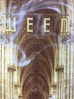 Ween - 2009 Todd Slater Poster New Orleans, LA City Park