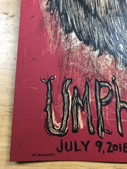 Gig Posters Umphrey's McGee - 2016 Dan Grzeca Poster Charlotte, NC Fillmore