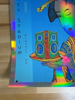 Dave Matthews Band - 2004 EMEK Poster Hershey Park Stadium PA FOIL 11 Dave Matthews Band - 2004 EMEK Poster Hershey Park Stadium PA FOIL