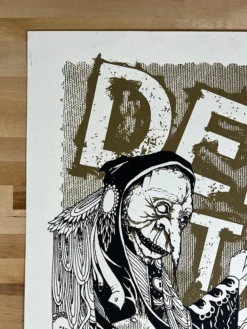 Deer Tick - 2013 Moon Light Speed Press Poster Denver, CO Colorado