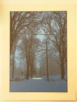 Quiet Snow Filled The Air - 2017 Dan McCarthy Poster, Art Print