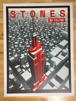 Sold Out Posters Rolling Stones - 2019 Poster No Filter Tour East Rutherford, NJ 8/1