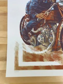 Bless The Wheel - 2021 Zeb Love Poster Motorcycle Art Print Art Prints