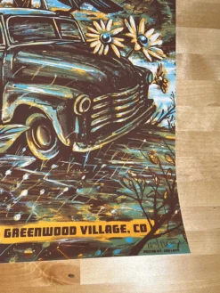 Dave Matthews Band - 2021 Zeb Love Poster Fiddler's Green, CO 10/9