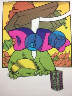 The Dodos - 2009 Jay Ryan Poster Sasquatch! 09 Series George, WA Gorge Amphithea Gig Posters