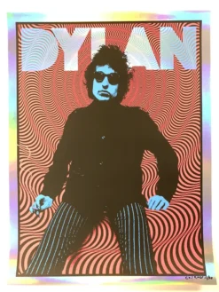 Bob Dylan - 2020 Carl Glover Poster Art Print Rainbow FOIL 420 Posters