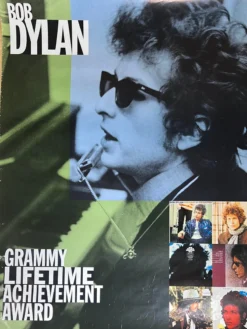 Sold Out Posters Bob Dylan - 1991 Promo Poster Grammy Lifetime Achievement Awards Gig Posters