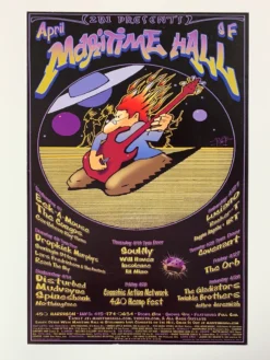 Stanley Mouse Gig Posters MHP 118 Mudvayne Disturbed - 2001 Poster Maritime Hall San Fran 1st