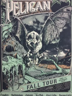 Pelican - 2006 Burlesque Of North America Poster Multiple Venues - Orange Varian