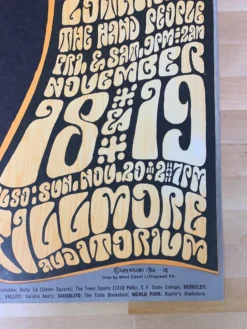Grateful Dead - 1966 Wes Wilson Poster San Francisco, CA The Fillmore 38