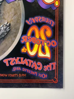 Gov't Mule Moe. - 2001 Randy Tuten Poster Santa Cruz, CA The Catalyst