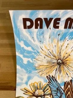 Dave Matthews Band - 2021 Zeb Love Poster Fiddler's Green, CO 10/9