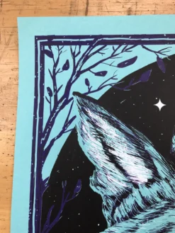 The Avett Brothers - 2016 Zeb Love Poster Pittsburgh, PA Stage AE VARIANT BLUE