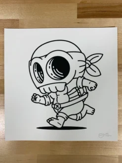 Skully III - 2020 Mike Mitchell Poster Blank Variant Print Art Prints