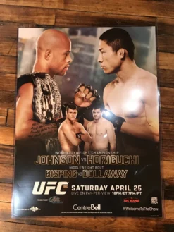 Sold Out Posters UFC 186 Poster Johnson Vs. Horiguchi Bisping Vs. Dollaway