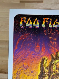 Gig Posters Foo Fighters - 2015 Emek Poster Print Portland, OR Moda Center AE