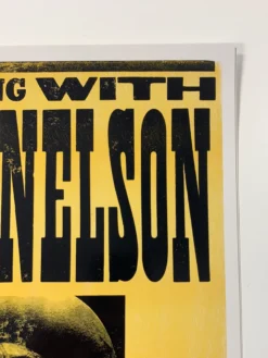 Willie Nelson - 2005 Hatch Show Print 5/4 Poster Hanford, CA Fox Theatre Gig Posters