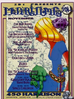 Lamb MHP 40 November - 1997 Poster Maritime Hall San Fran 1st Gig Posters