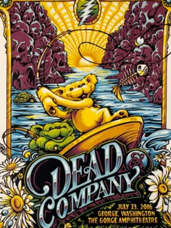 Gig Posters Dead & Company - 2016 AJ Masthay Poster George, WA Gorge Amphitheatre