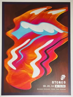 Sold Out Posters Rolling Stones - 2019 Poster No Filter Tour Glendale, AZ