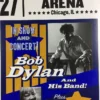 Bob Dylan - 2017 Geoff Gans Poster Chicago Wintrust Arena BLUE
