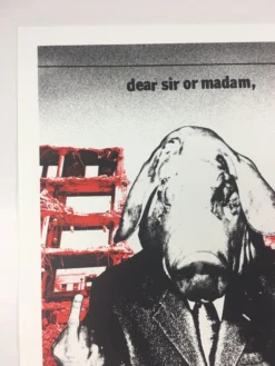 Big Business - 2009 Dan MacAdam Crosshair Poster Chicago, IL Bottom Lounge