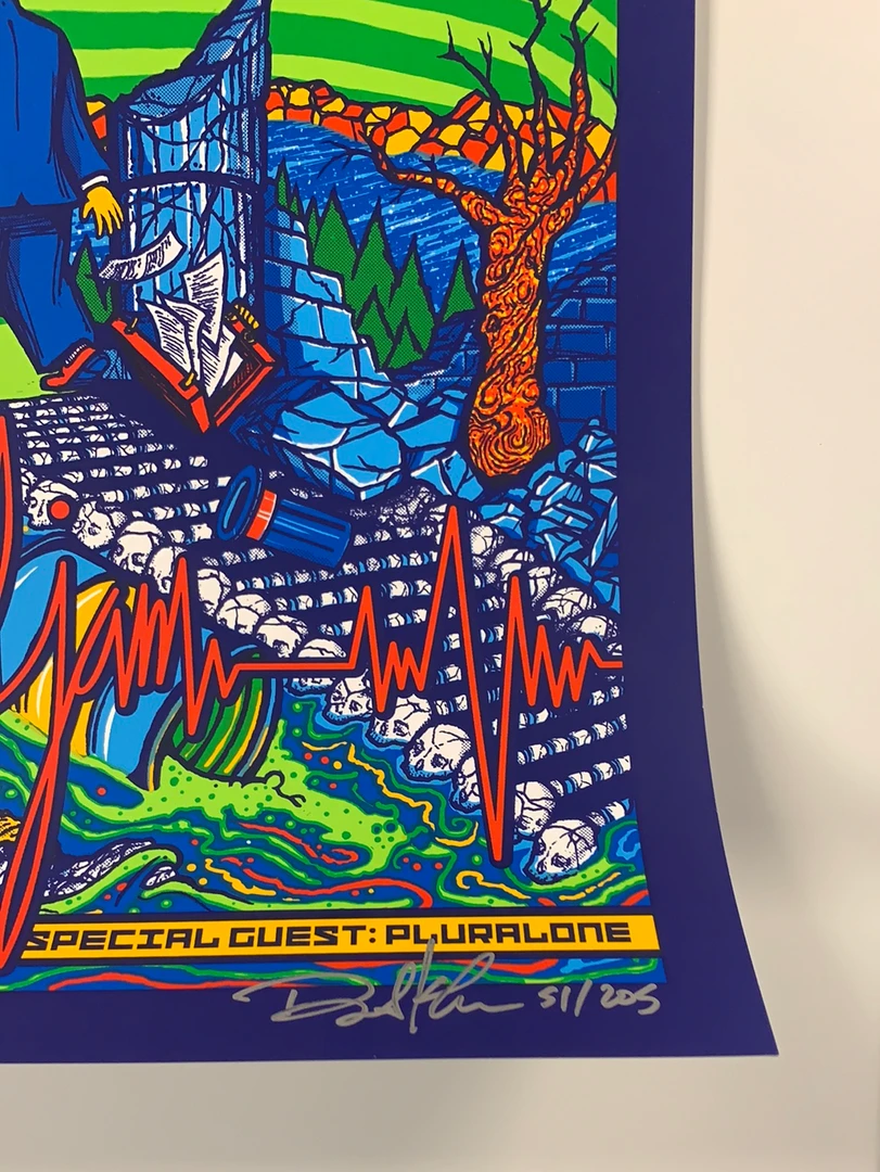 Pearl Jam - 2020 Brad Klausen Poster Nashville, TN S/N Ed Bridgestone Arena Gig Posters 7 Pearl Jam - 2020 Brad Klausen Poster Nashville, TN S/N Ed Bridgestone Arena Gig Posters