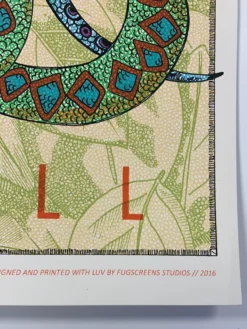 Built To Spill - 2016 Fugscreens Studios Poster Chicago, IL Thalia Hall