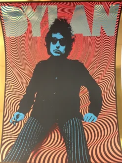 420 Posters Bob Dylan - 2020 Carl Glover Poster Art Print Gold FOIL