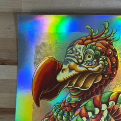 Dodo - 2021 BioWorkz Poster Dave Matthews Band FOIL Orange Foil Posters