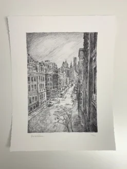 Art Prints Centre St. - 2021 David Welker Poster, Art Print