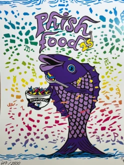 Phish Food - 2022 Jim Pollock Digital Edition Poster Ben & Jerry's