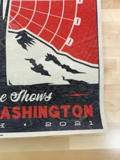 Gig Posters Pearl Jam - 2021 Ian Williams WOOD Ed. Poster Seattle, WA Home Shows