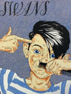 Gig Posters Swans - 2016 Fugscreens Studios Poster Newcastle, UK Northumbria