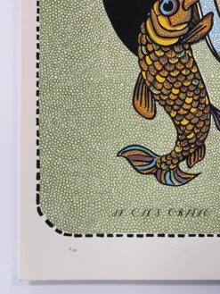 Gig Posters Swans - 2016 Fugscreens Studios Poster Carrboro, NC Cat's Cradle