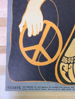 Grateful Dead - 1966 Wes Wilson Poster San Francisco, CA The Fillmore 38