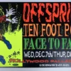 TAZ Offspring - 1994 T.A.Z. Poster Hollywood, CA Palladium 1st Ed Gig Posters