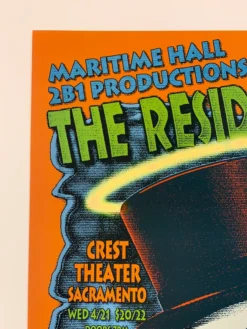 The Artworks Gig Posters MHP 64 The Residents - 1999 Poster Maritime Hall San Fran 1st