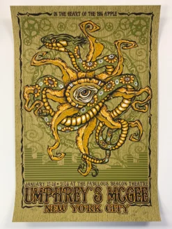 Gig Posters Umphrey's McGee - 2014 Jeff Wood Poster Beacon New York