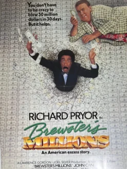 Sold Out Posters Brewsters Millions - 1984 One Sheet Movie Poster Original Vintage 27x41 Movie/TV Posters