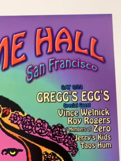 The Artworks MHP 122 - 2001 Poster Maritime Hall San Fran 1st Gig Posters