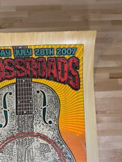 Crossroads Guitar Festival - 2007/2010 Chuck Sperry Poster, Eric Clapton Test Print