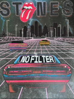 Sold Out Posters Rolling Stones - 2021 Poster Detroit, MI No Filter Tour Gig Posters