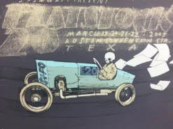 Flatstock 20 - 2009 Jay Ryan Poster Austin, TX Austin Convention Center Gig Posters