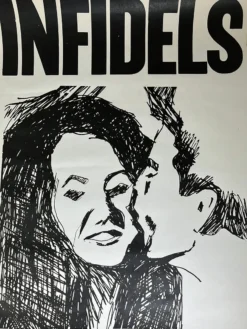 Sold Out Posters Gig Posters Bob Dylan - 1983 Promo Poster Original Vintage Infidels