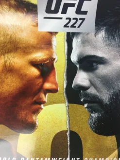 Sold Out Posters UFC 227 - 2018 Poster Dillashaw Vs Garbrandt; Johnson Vs. Cejudo