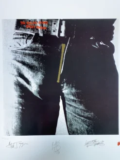Sold Out Posters Gig Posters Rolling Stones - 1994 Official Poster Vintage Sticky Fingers X/5000