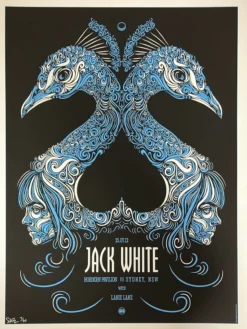 Jack White - 2012 Todd Slater Poster Sydney, Australia